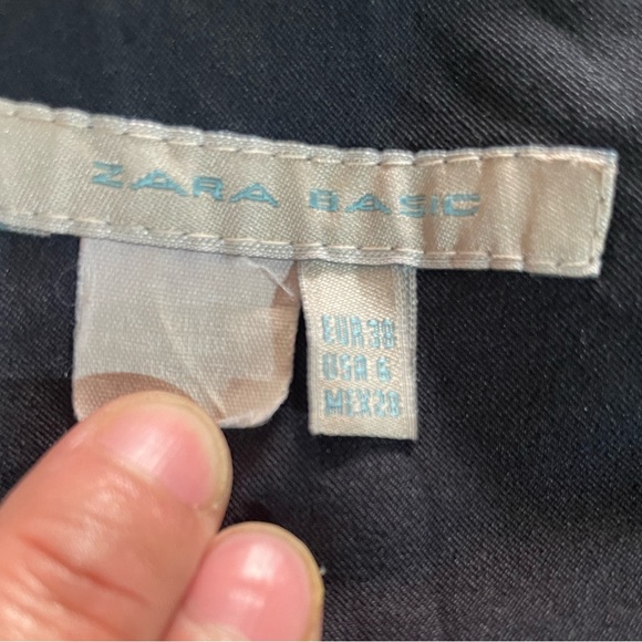 Zara dark grey flare pant. Size euro 38. Measurements provided - Picture 2 of 7